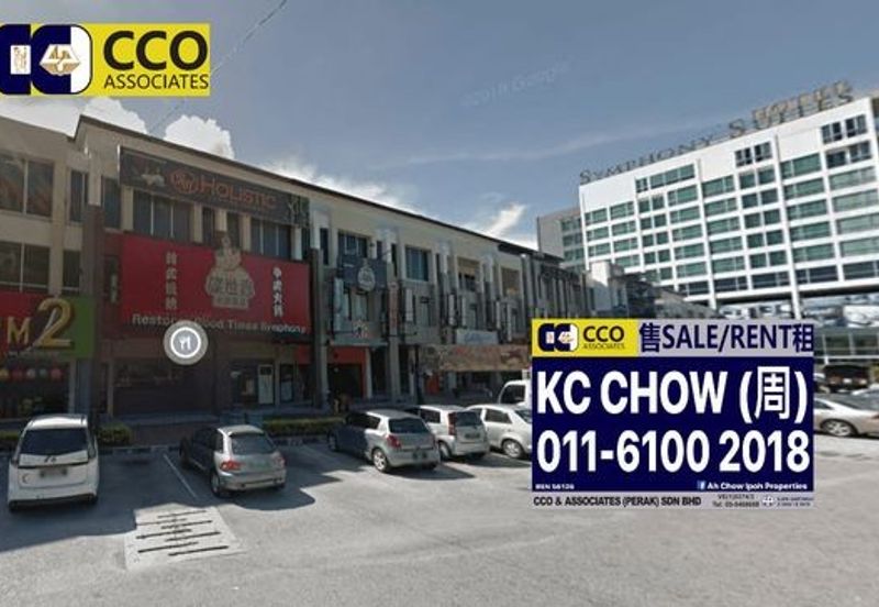 Ipoh Taman Soon Choon Symphony Facing Main Road 2 Unit Shop For Sale