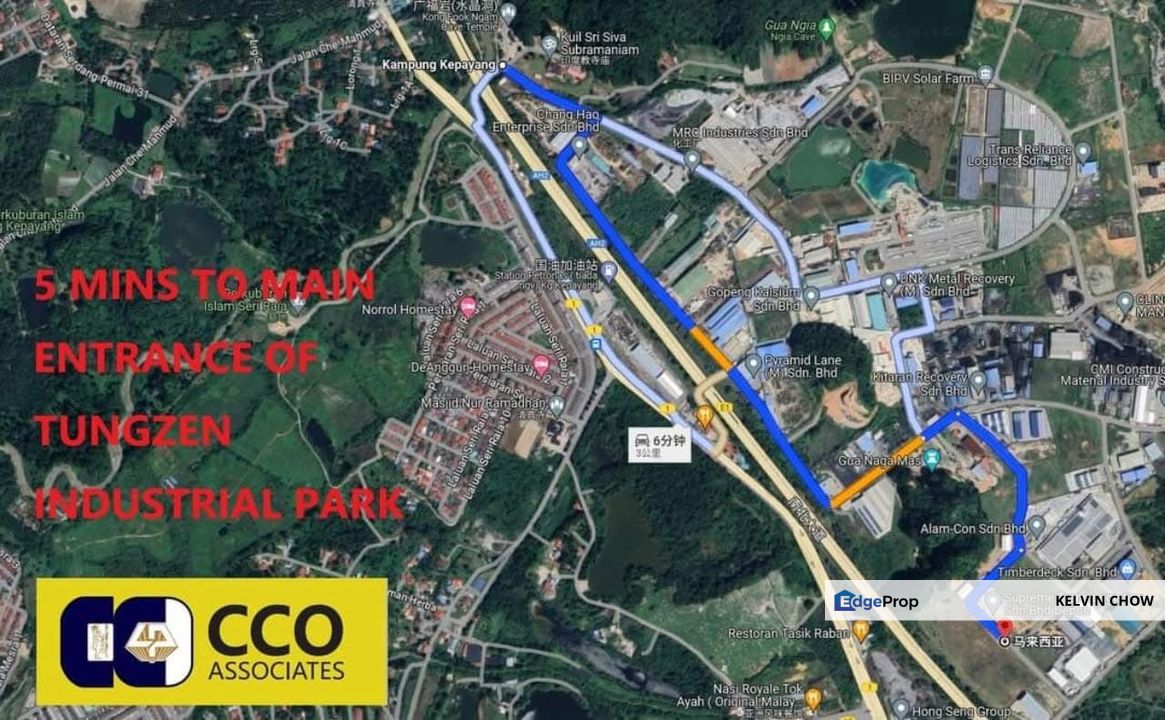 Simpang Pulai Tungzen Industrial Park Heavy Industrial Land, Perak, Kampong Kepayang