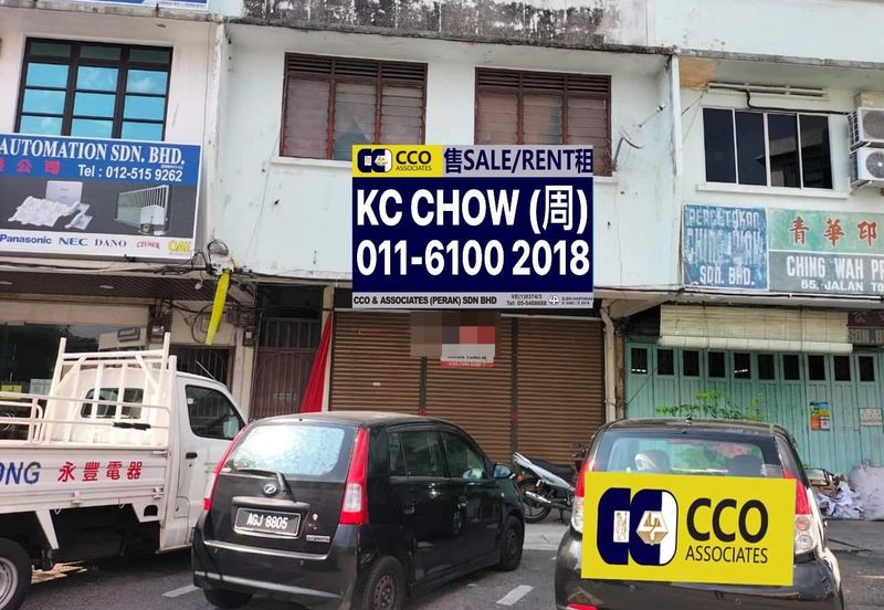 Ipoh Town Jalan Tokong Double Storey Shop Lot For Sale