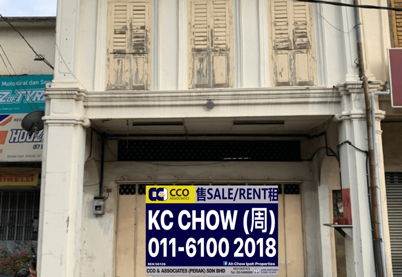 Jalan Tambun Double Storey Shop Lot Facing Main Road