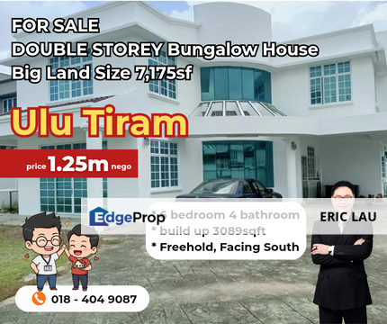 Taman Bukit Tiram Double Storey Bungalow House for sale, Johor, Ulu Tiram
