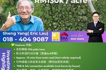 Agriculture Land for Sale – Kota Tinggi 哥打丁宜農業地出售