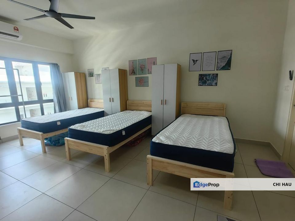 Edusphere Cyberjaya Full Furnished Studio with 3 Beds near Mmu & Uoc, Selangor, Cyberjaya