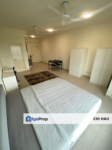 Edusphere Cyberjaya Full Furnished Studio with king size bed for rent near MMU & UOC, Selangor, Cyberjaya