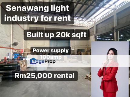 Senawang Light Industry,Tuanku jaafar factory for rent, Negeri Sembilan, Senawang