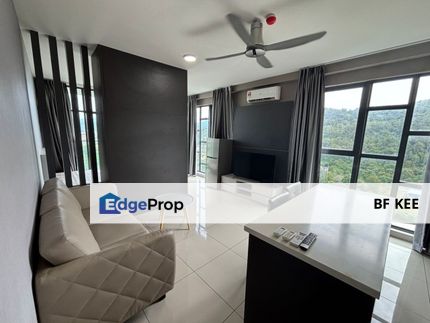 FULLY FURNISHED Corner Unit Studio with Balcony at Liberty Arc Ukay Near Jalan Ampang Point KLCC For Rent, Selangor, Ulu Kelang
