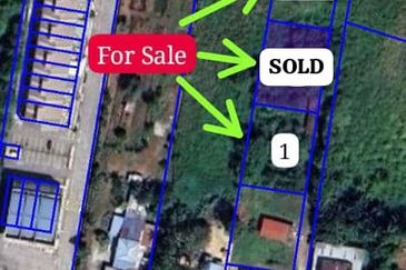 TANAH LOT BANGLO BERDEKATAN JALAN BESAR UNTUK DIJUAL