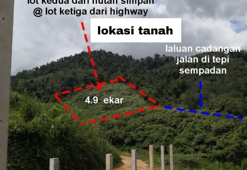 TANAH UNTUK DIJUAL
MUKIM TEMELONG
DAERAH HULU PERAK
PERAK