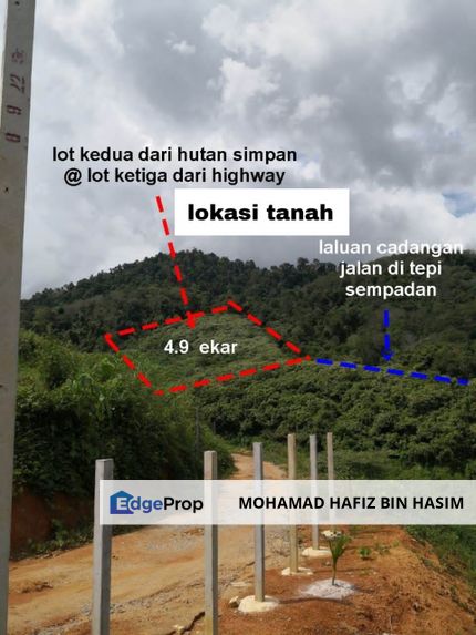 TANAH UNTUK DIJUAL
MUKIM TEMELONG
DAERAH HULU PERAK
PERAK, Perak, Hulu Perak