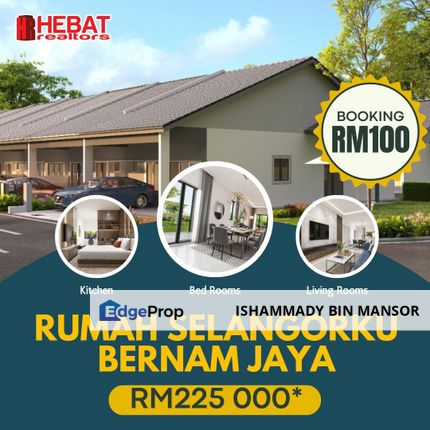 Rumah Selangorku Murah Bernam Jaya Selangor  for sales, Selangor, Kerling