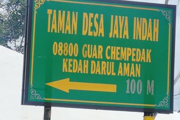 Taman Desa Jaya Indah,Guar Chempedak, Gurun Kedah