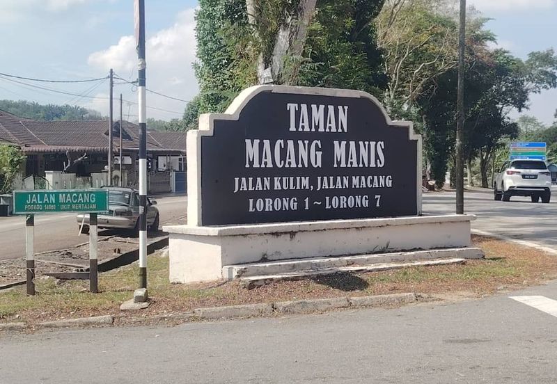 Taman macang manis, Jalan Kulim-Jalan Macang 
