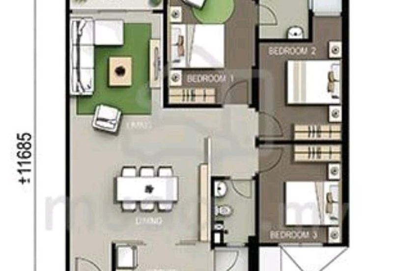 Palm Garden @ Pearl City, Simpang Ampat