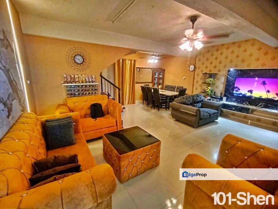 Double Storey Taman Sentosa Klang Basic Unit Good Condition Car Porch Fully Tiles & Awning Table Top For Sale , Selangor, Klang