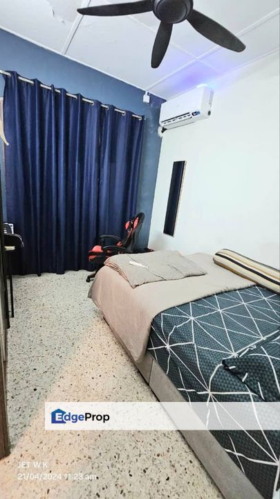 FULL LOAN !!!! Single Storey House Abdul Hamid Taman Sentosa Klang Partial Furnished Kitchen Extended For Sale , Selangor, Klang