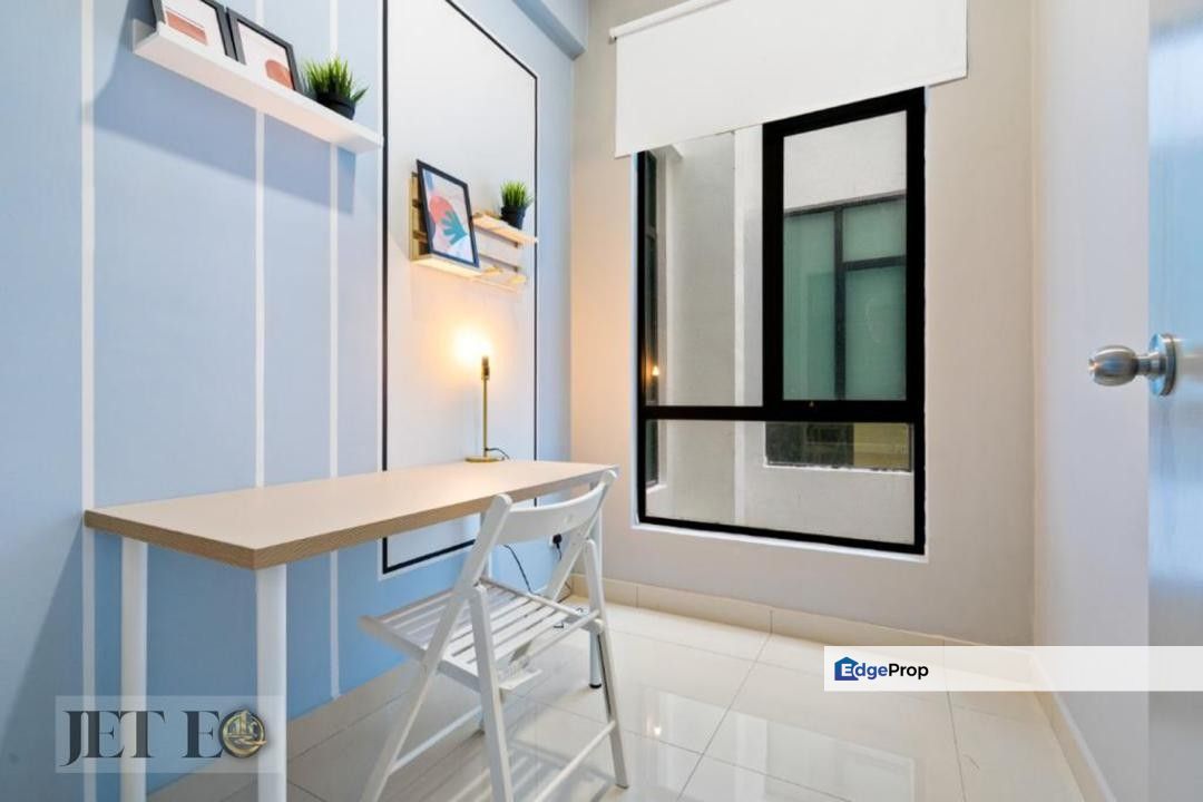 Blue theme Fully ID Design Maple residence KSL Klang Fully Furnished ID Condition For Rent , Selangor, Klang