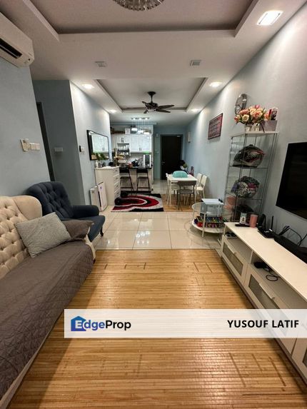 NICE INTERIOR | Partially Furnished | 3 Bedrooms + 1 Storeroom, Kuala Lumpur, Gombak