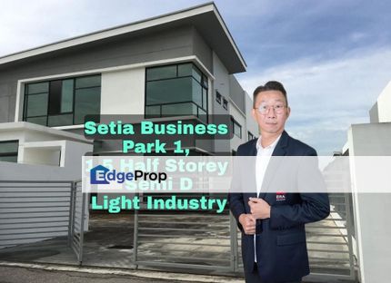 Setia Business Park 1 light industry 1.5 Half Story Semi D, Johor, Gelang Patah