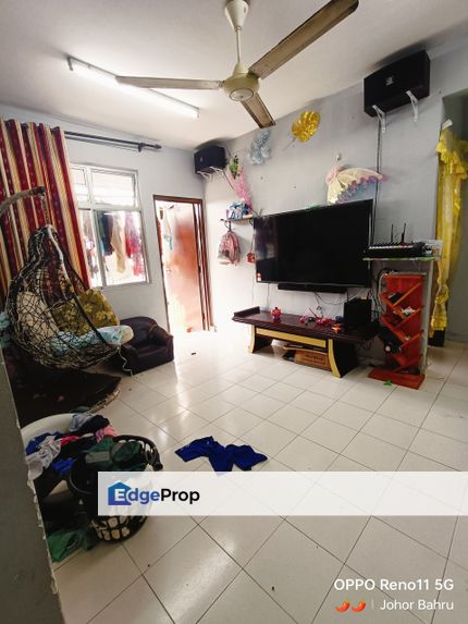Villa Krystal Apartment Selasa Jaya 3+1 Bedroom Selling RM238k only High Floor, Johor, Skudai