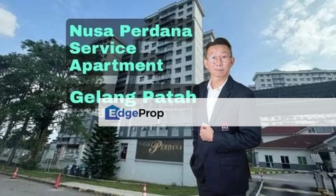 Nusa Perdana Service Apartment At Gelang Patah Iskandar Puteri Rm305k For Sale, Johor, Gelang Patah