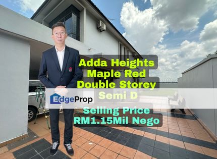 Adda Heights Taman Daya Double Story Semi D Have Extra Land, Johor, Johor Bahru
