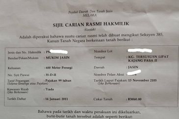 KAMPUNG TERSUSUN LIPAT KAJANG