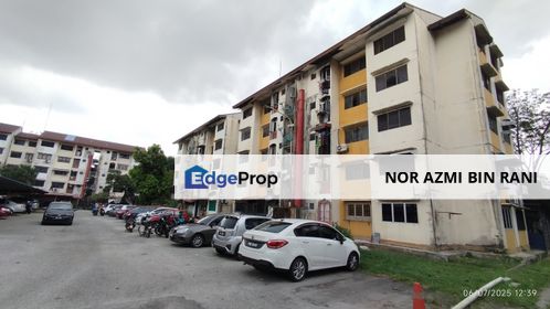 BUMI LOT• STRATA READY•MATURED AREA• Pangsapuri PKNS Seksyen 24, Shah Alam for Sale Below MV, Selangor, Shah Alam