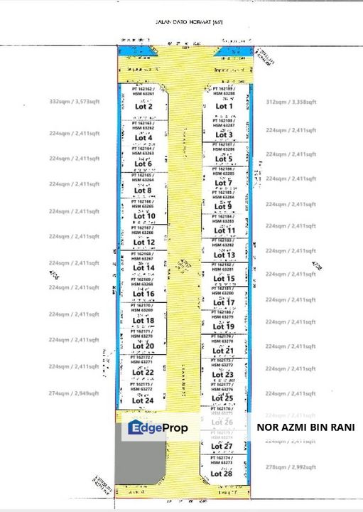 KLANG Pulau Indah 28 Tanah Lot Kediaman @ Jalan Dato' Hormat Kg Sg Kembung for Sale, Selangor, Klang