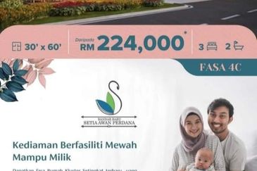 New Project, Single Storey, Semi Detached House, Fasa 4C, Bandar Baru Setia Awa Perdana, Manjung, Perak