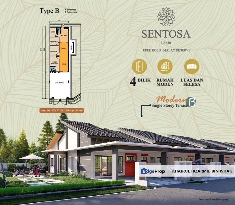 Rumah Mampu Milik, Kediaman Teres Setingkat & Semi D Setingkat, Freehold, Perak, Manjung