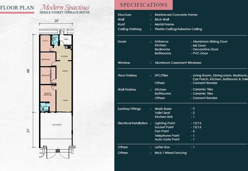 Next to Main Road, Freehold, Fasa 2, Taman Seri Baiduri, Batu 8, Lekir