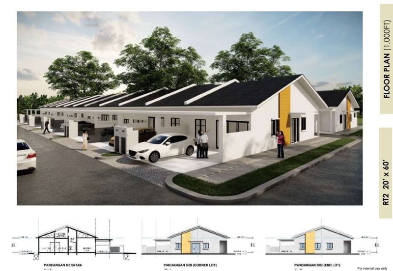 Rumah Teres Setingkat, Taman Pongsu Perwira, Alor Pongsu, Kerian, Perak