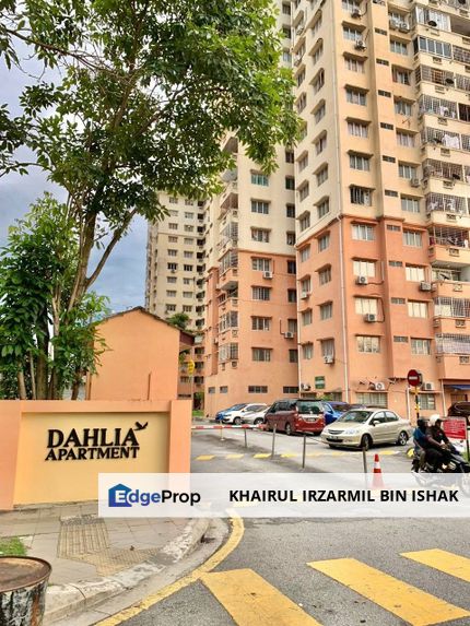 END LOT, Apartment Dahlia Taman Setapak Jaya Baru Kuala Lumpur, FOR SALE, Kuala Lumpur, Setapak