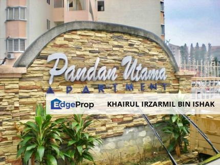 WELL MAINTAINED, 2 CAR PARKS, Pandan Utama Apartment, Ampang Jaya, FOR SALE, Selangor, Ampang