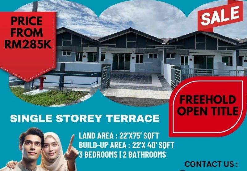 Taman Mulia Fasa 3, Sitiawan, Perak, Freehold, Open Title