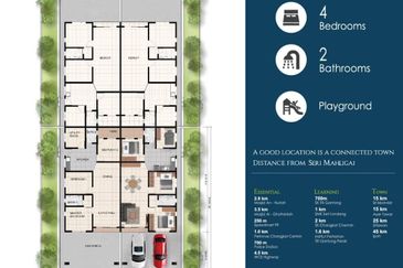 Kediaman Semi Detached Kluster Mewah, Titi Gantung, Bota, Perak