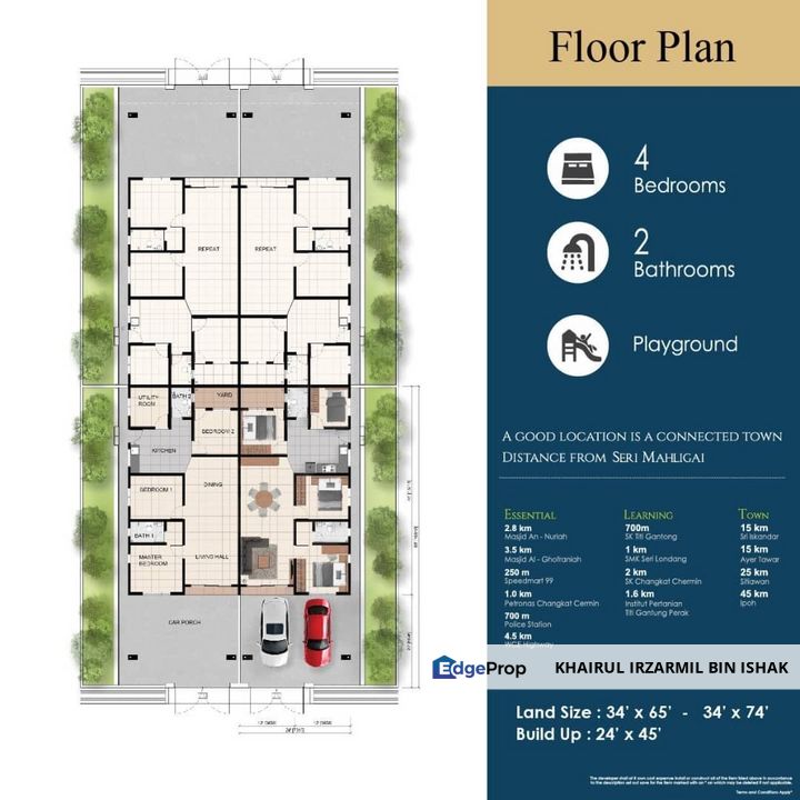 Kediaman Semi Detached Kluster Mewah, Titi Gantung, Bota, Perak, Perak, Bota