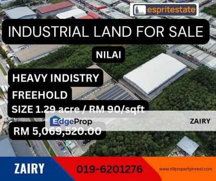 INDUSTRY LAND AT KAWASAN PERINDUSTRIAN NILAI 3, Negeri Sembilan, Nilai