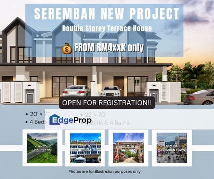 Double storey terrace at Seremban for sale, Negeri Sembilan, Seremban