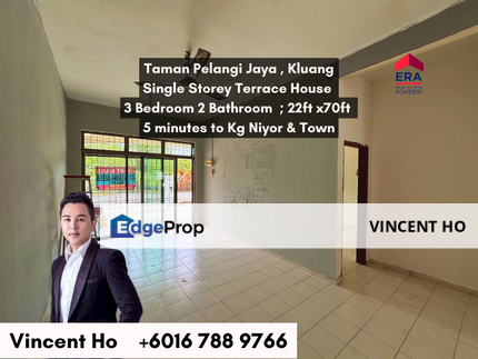 Taman Pelangi Jaya , Kluang For Sale, Johor, Kluang