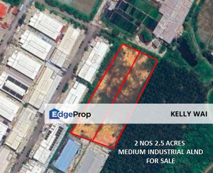 Desa Cemerlang Industrial Area @ Indah Gemilang, Ulu Tiram 2.5 Acres x 2 pcs Medium Industry Land For Sale, Johor, Ulu Tiram