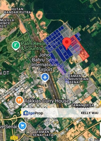 Senai @ Desa Idaman 40 Acres Medium Industrial Land For Sale, Johor, Senai
