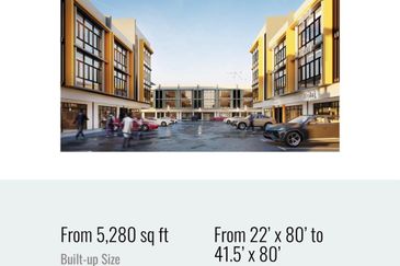 Johor @ Permas Avenue Three Storey Shop Lot For Sale