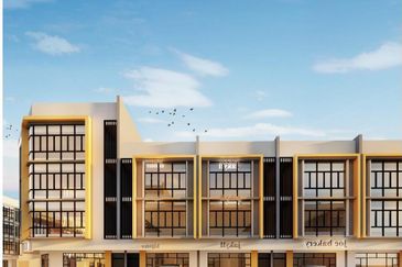 Johor @ Permas Avenue Three Storey Shop Lot For Sale