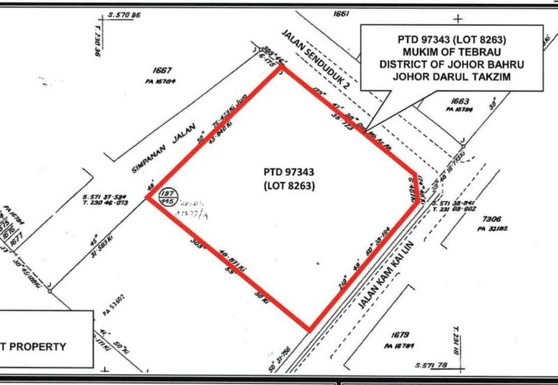 Kampung Pandan @ Johor Bahru 21,857 sqft Commercial Land For Sale