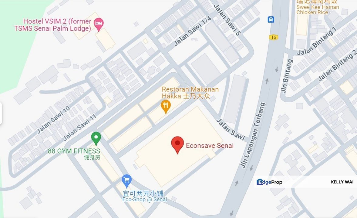 Senai @ Jalan Bintang Utama 2.45 Acres Commercial Land For Sale, Johor, Senai