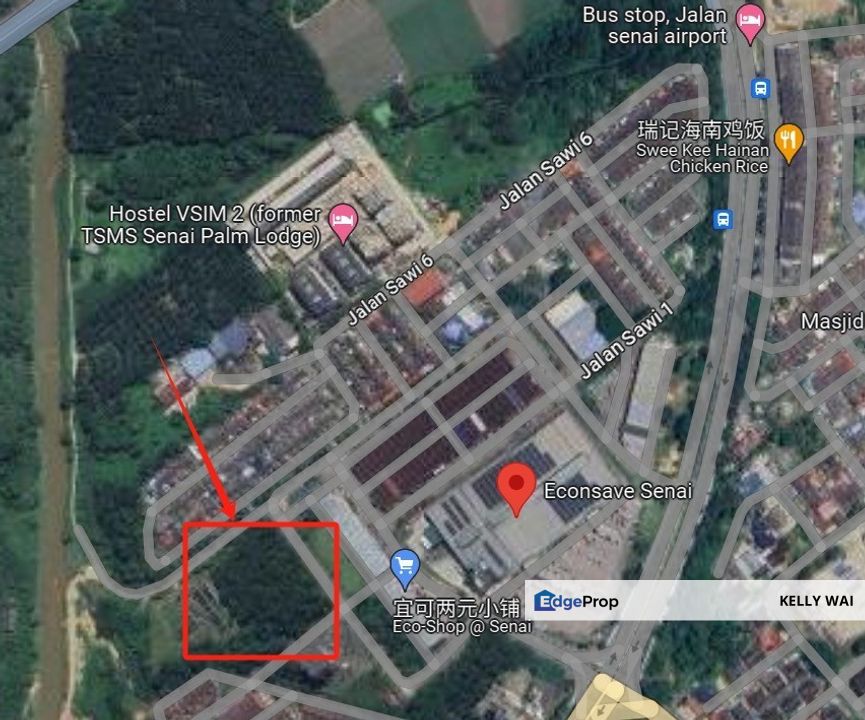 Senai @ Jalan Bintang Utama 2.45 Acres Commercial Land For Sale, Johor, Senai