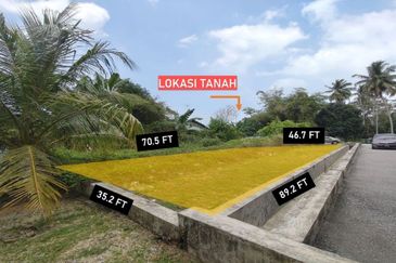Commercial land in town pekan Pahang