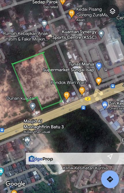 TANAH BANGUNAN PERNIAGAAN 5.26 EKAR FIRST LOT , Pahang, Kuantan