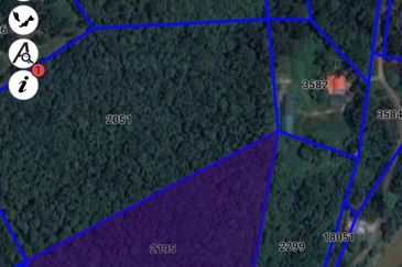 TANAH  8.91 EKAR  MUKIM GALI, RAUB PAHANG 